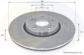 COMLINE ADC2705V - DISCO FRENO REVESTIDO COMLINE