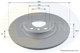 COMLINE ADC2837V - DISCO FRENO REVESTIDO COMLINE