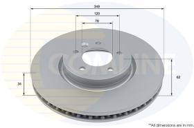 COMLINE ADC5046V - DISCO FRENO REVESTIDO COMLINE