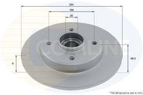 COMLINE ADC3037 - DISCO FRENO REVESTIDO COMLINE