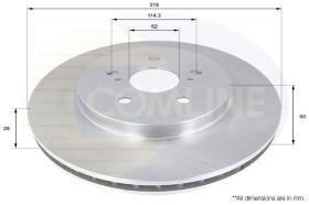 COMLINE ADC01158V - DISCO FRENO COMLINE