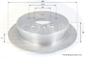 COMLINE ADC01159 - DISCO FRENO COMLINE