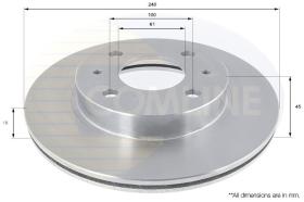 COMLINE ADC0211V - DISCO FRENO COMLINE