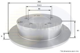 COMLINE ADC0368 - DISCO FRENO COMLINE