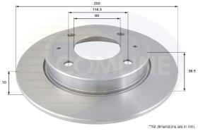 COMLINE ADC0372 - DISCO FRENO REVESTIDO COMLINE