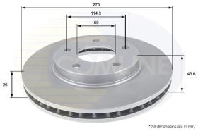 COMLINE ADC0381V - DISCO FRENO COMLINE