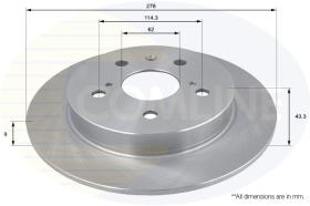 COMLINE ADC0930 - DISCO FRENO COMLINE