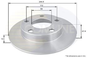 COMLINE ADC1437 - DISCO FRENO COMLINE