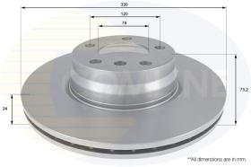 COMLINE ADC1773V - DISCO FRENO REVESTIDO COMLINE