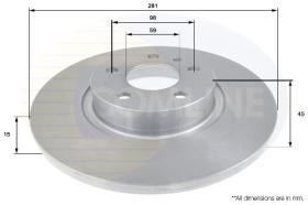 COMLINE ADC1807 - DISCO FRENO COMLINE