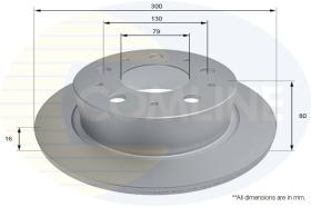 COMLINE ADC2835 - DISCO FRENO REVESTIDO COMLINE