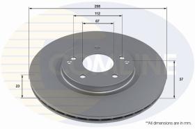 COMLINE ADC2954V - DISCO FRENO REVESTIDO COMLINE