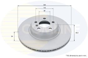 COMLINE ADC5017V - DISCO FRENO REVESTIDO COMLINE