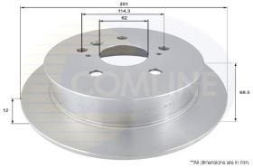 COMLINE ADC01102 - DISCO FRENO COMLINE