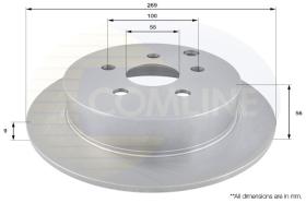 COMLINE ADC01103 - DISCO FRENO REVESTIDO COMLINE