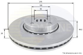 COMLINE ADC01118V - DISCO FRENO COMLINE - S/S TO ADC01114V