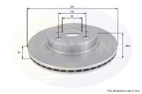 COMLINE ADC01164V - DISCO FRENO REVESTIDO COMLINE