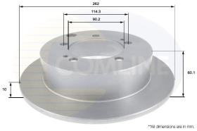 COMLINE ADC0371 - DISCO FRENO COMLINE