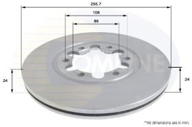 COMLINE ADC0452V - DISCO FRENO REVESTIDO COMLINE