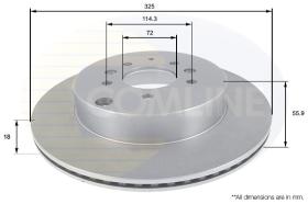 COMLINE ADC0471V - DISCO FRENO COMLINE