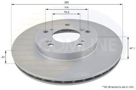 COMLINE ADC0531V - DISCO FRENO COMLINE