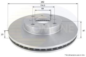 COMLINE ADC0535V - DISCO FRENO COMLINE