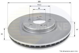 COMLINE ADC0566V - DISCO FRENO REVESTIDO COMLINE