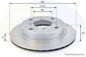 COMLINE ADC0906V - DISCO FRENO REVESTIDO COMLINE