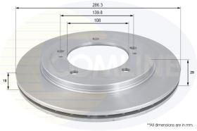 COMLINE ADC0917V - DISCO FRENO REVESTIDO COMLINE