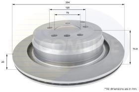 COMLINE ADC1333V - DISCO FRENO REVESTIDO COMLINE- SUST.  ADC1333