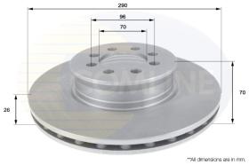 COMLINE ADC1667V - DISCO FRENO REVESTIDO COMLINE