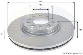 COMLINE ADC1826V - DISCO FRENO REVESTIDO COMLINE