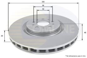 COMLINE ADC1832V - DISCO FRENO REVESTIDO COMLINE