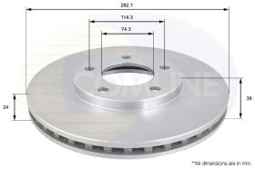 COMLINE ADC2306V - DISCO FRENO COMLINE