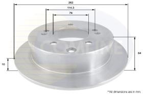 COMLINE ADC2403 - DISCO FRENO REVESTIDO COMLINE