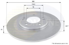 COMLINE ADC2411 - DISCO FRENO REVESTIDO COMLINE