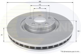 COMLINE ADC2603V - DISCO FRENO REVESTIDO COMLINE