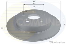 COMLINE ADC2806 - DISCO FRENO REVESTIDO COMLINE