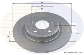 COMLINE ADC4036 - DISCO FRENO REVESTIDO COMLINE- S/S TO ADC1677