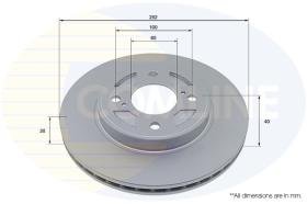 COMLINE ADC5019V - DISCO FRENO REVESTIDO COMLINE