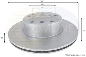 COMLINE ADC1710V - DISCO FRENO COMLINE