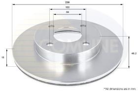 COMLINE ADC0273V - DISCO FRENO COMLINE