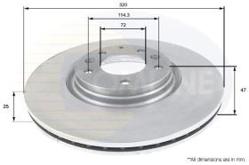 COMLINE ADC0466V - DISCO FRENO COMLINE