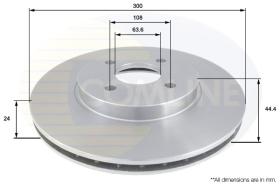 COMLINE ADC1220V - DISCO FRENO REVESTIDO COMLINE