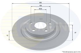 COMLINE ADC4001 - DISCO FRENO REVESTIDO COMLINE- SUST.  ADC5064