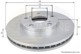 COMLINE ADC0145V - DISCO FRENO COMLINE - SUST.  ADC01143V