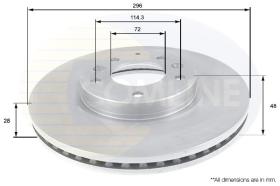 COMLINE ADC0459V - DISCO FRENO COMLINE