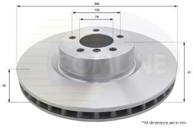 COMLINE ADC1341V - DISCO FRENO REVESTIDO COMLINE- SUST.  ADC1284V