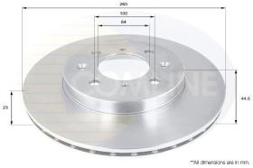 COMLINE ADC0554V - DISCO FRENO COMLINE