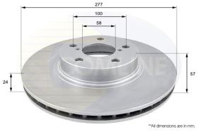 COMLINE ADC0811V - DISCO FRENO COMLINE